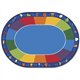 Carpets for Kids Fun With Phonics Oval Seating Rug - 11.67 ft Length x 99" Width - Oval - Fun With Phonics