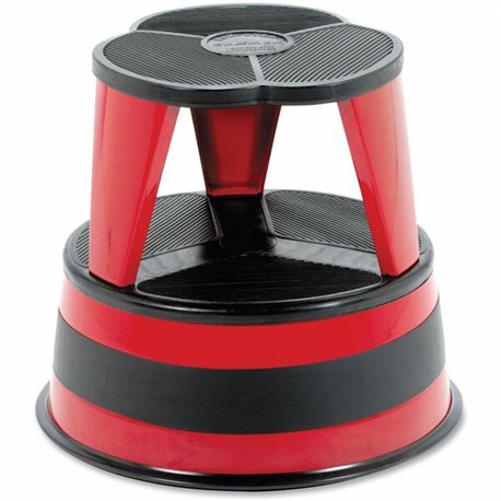 Cramer Original All-steel Kik-Step Stool - 350 lb Load Capacity - 16" x 16"14" - Red