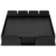 Dacasso Leatherette Conference Room Set - Leatherette, Velveteen - Black