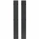 APC by Schneider Electric Hinged Covers for NetShelter SX 750mm Wide 48U Vertical Cable Manager (Qty 2) - Cover - Black - 1 - 48