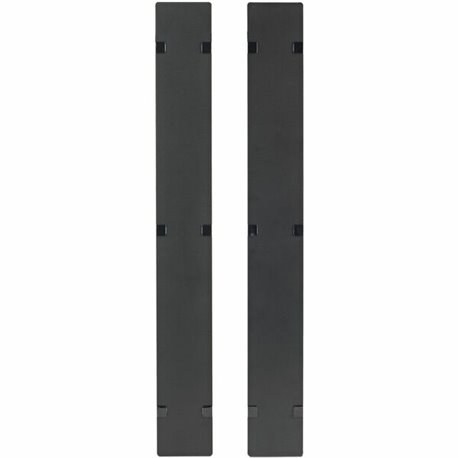 APC by Schneider Electric Hinged Covers for NetShelter SX 750mm Wide 48U Vertical Cable Manager (Qty 2) - Cover - Black - 1 - 48