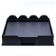 Dacasso Leatherette Conference Room Set - Rectangular - 17" Width - Leatherette, Velveteen - Navy Blue