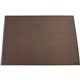 Dacasso Leatherette Square Corner Placemat - Home, Office, Conference Room - 17" Length x 12" Width - Rectangular - Synthetic Su