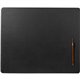 Dacasso Conference Pad - 17" Width x 14" Depth - Felt Backing - Leather - Black