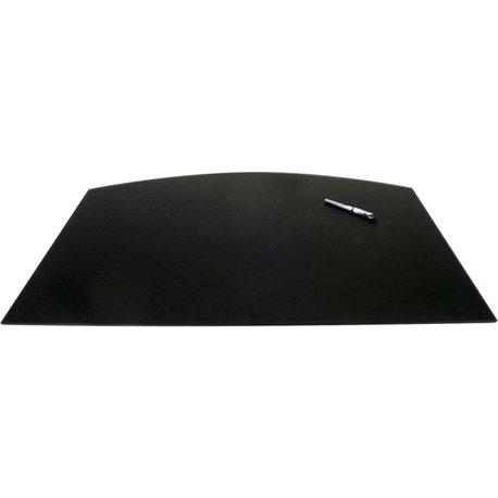 Dacasso Desk Pad - 34" Width x 24" Depth - Leather - Black