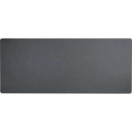 Dacasso Leatherette Keyboard/Mouse Desk Mat - Rectangular - 30" Width - Leatherette, Velveteen - Black