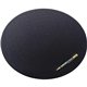 Dacasso Leatherette Oval Conference Pad - Oval - 17" Width - Leatherette, Velveteen - Black