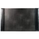 Dacasso Bonded Leather Desk Pad - Rectangular - 30" Width x 18" Depth - Felt - Bonded Leather - Black