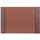 Dacasso Crocodile Embossed Side-Rail Desk Pad - Rectangular - 22.5" Width x 17.25000" Depth - Felt Tan Backing - Top Grain Leath