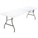 Cosco Fold-in-Half Blow Molded Table - For - Table TopRectangle Top - Four Leg Base - 4 Legs - 300 lb Capacity x 30" Table Top W