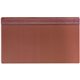 Dacasso Leather Top-Rail Desk Pad - Rectangular - 34" Width x 20" Depth - Felt Brown Backing - Top Grain Leather - Mocha