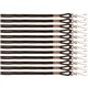Champion Sports Heavy-duty Nylon Lanyard - 12 / Pack - 10" Length - Black - Nylon