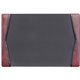 Dacasso Leather Side-Rail Desk Pad - Rectangular - 25.5" Width x 17.25000" Depth - Felt Black Backing - Leather - Burgundy