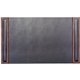 Dacasso Walnut & Leather Side-Rail Desk Pad - 20.50" Width - Leather - Brown - 1Each