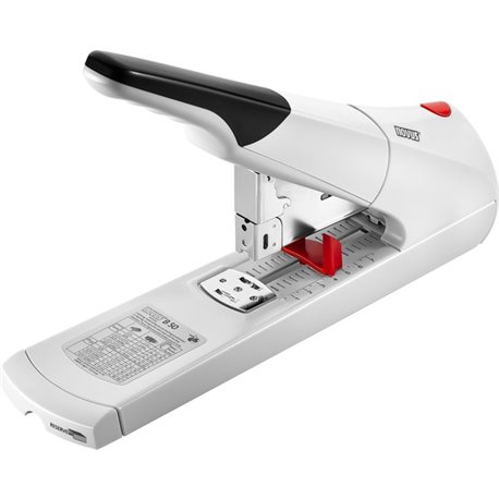 Novus B50 Heavy Duty Stapler - 140 Sheet Capacity, Anti-Jam, 3" Stapling Depth w/ Adjustable Guide, Staple Bypass, German Engine