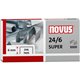 Novus 24/6 Super Premium Staples - 15/64" Leg - Silver - Steel1000 / Carton