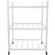 Champion Sports Carry-All Cart - 4 Casters - ABS Plastic - 44" Length x 24 ft Width x 61" Height - White - 1 Each