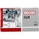 Novus 23/8 Super Heavy Duty Staples - 5/16" Leg - Silver - Steel1000 / Carton