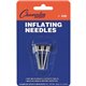 Champion Sports Inflating Needles Retail Pack - for Inflator - Nickel Plated - Silver