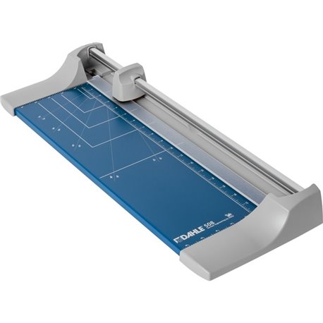 Dahle 508 Personal Rotary Trimmer - Cuts 6Sheet - 18" Cutting Length - 2.9" Height x 8.1" Width - Metal Base, Steel, Aluminum, P