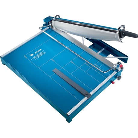 Dahle 567 Premium Guillotine Trimmer - Cuts 35Sheet - 21" Cutting Length - 8" Height x 14.4" Width - Metal Base, Steel Blade, Al