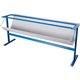 Dahle 799 Trimmer Stand w/Paper Catch - 34.5" Height x 14" Width - Steel, Vinyl - Blue