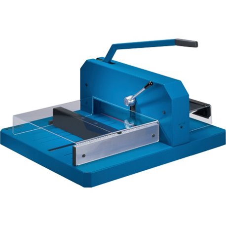 Dahle 848 Professional Stack Cutter - 700 Sheet Cutting Capacity - 18.63" Cutting Length - Ground Blade, Durable, Burr-free Cut 