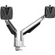 Novus CLU Duo 990+4019+000 Mounting Arm for Monitor - Silver - 2 Display(s) Supported - 13" Screen Support - 30 lb Load Capacity