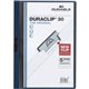 DURABLE DURACLIP Report Cover - Letter Size 8 1/2" x 11" - 30 Sheet Capacity - Punchless - Vinyl - Navy