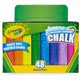 Crayola Washable Sidewalk Chalk - 4" Length - 0.9" Diameter - Assorted - 48 / Box - Roll Stop, Washable