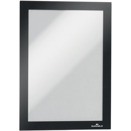 DURABLE DURAFRAME Magnetic Frame - 2 Pack - 5.50" Holding Width x 8.50" Holding Height - Magnetic, Anti-glare, Four Sided, Sturd