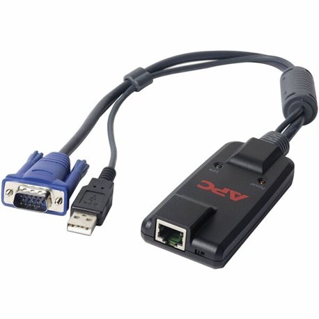 APC by Schneider Electric KVM 2G, Server Module, USB - KVM Cable for Keyboard/Mouse, Monitor, KVM Switch - First End: 1 x 15-pin