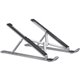 DURABLE Laptop Stand FOLD - Upto 15" Screen Size Notebook Support - Aluminum - Silver