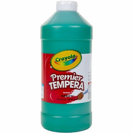 Crayola Premier Tempera Paint - 2 lb - 1 Each - Green