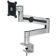 DURABLE Mounting Arm for Monitor - Silver - Height Adjustable - 1 Display(s) Supported - 38" Screen Support - 17.64 lb Load Capa