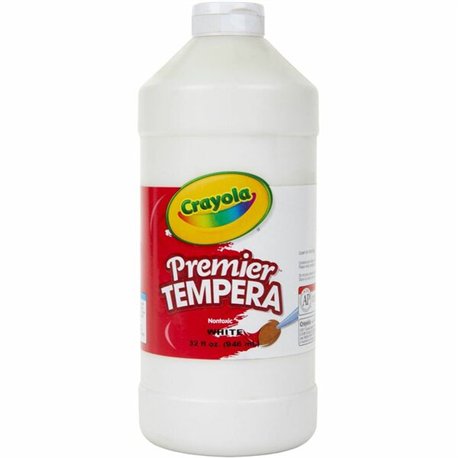 Crayola Premier Tempera Paint - 2 lb - 1 Each - White
