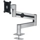 DURABLE Desk Mount for Monitor, Curved Screen Display - Silver - Height Adjustable - 1 Display(s) Supported - 38" Screen Support