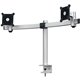 DURABLE Mounting Arm for Monitor - Silver - Height Adjustable - 2 Display(s) Supported - 27" Screen Support - 17.64 lb Load Capa