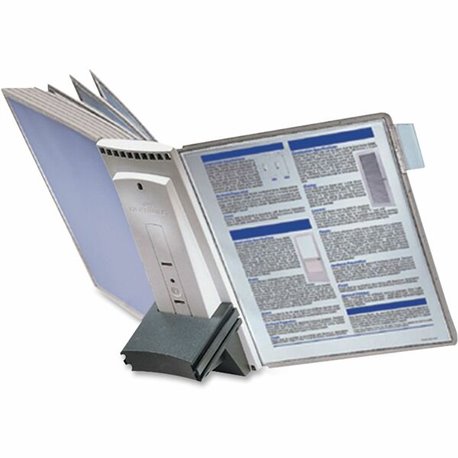 DURABLE Extension Set for SHERPA Reference Display System - 10 Double Sided Panels - Letter Size - Anti-Reflective/Non-Glare - G