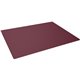 DURABLE Contoured Edge Desk Mat - Office - 19.69" Length x 25.59" Width - Rectangular - Polypropylene, Plastic - Red - 5 / Pack