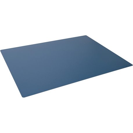 DURABLE Contoured Edge Desk Mat - Office - 19.69" Length x 25.59" Width - Rectangular - Polypropylene, Plastic - Dark Blue - 5 /