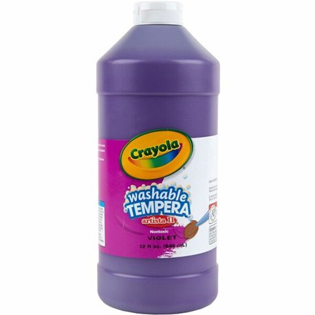 Crayola Washable Tempera Paint - 1 quart - 1 Each - Violet