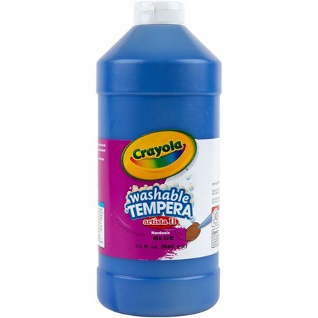 Crayola Washable Tempera Paint - 2 lb - 1 Each - Blue