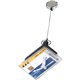 DURABLE ID Badge Deluxe Holder Retracting Reel - 32" Reach - 2-1/10" x 3-1/4" - Acrylic - Transparent - 10 / Box