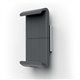 DURABLE Wall Tablet Holder XL - Portrait, Landscape - 2" x 3.3" x 7.1" x - Rubber, Aluminum, ABS, Steel - 1 Each - Silver