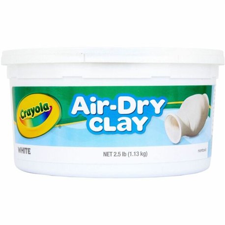 Crayola Air-Dry Clay - Clay Craft - 1 Each - White