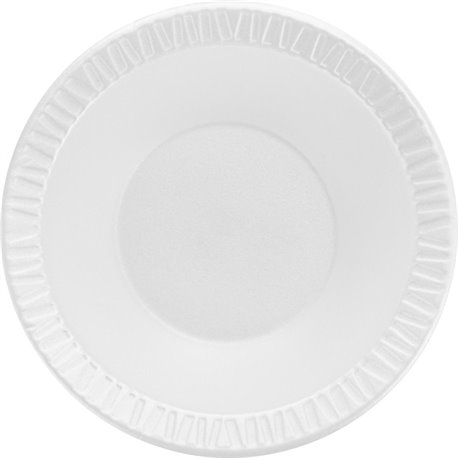 Dart Concorde 12 oz Nonlaminated Foam Bowls - 125 / Bag - White - Foam Body - 8 / Carton