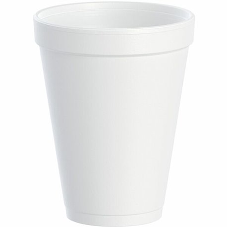 Dart 12 oz Insulated Foam Cups - 25 / Bag - 40 / Carton - White - Foam - Coffee, Soft Drink, Hot Cider, Hot Chocolate, Juice, Ca