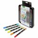 Crayola Brush & Detail Dual Tip Markers - Ultra Fine Marker Point - Brush Marker Point Style - 16 / Set