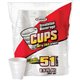 Dart 8.5 oz Insulated Beverage Cups - 51 / Pack - White - Foam - Hot Drink, Cold Drink, Soft Drink, Coffee, Hot Chocolate, Iced 